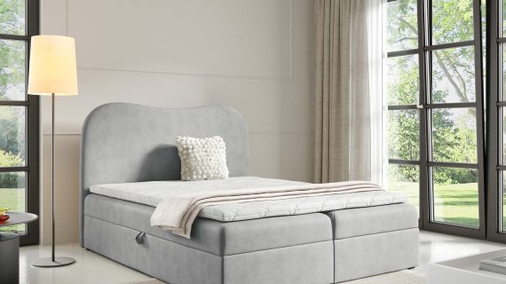 Miniaturka 14 - Nowoczesne łóżko z pojemnikiem Neo lux