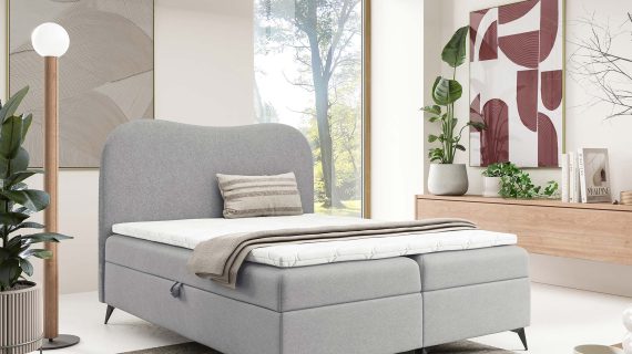 Miniaturka 15 - Loftowe łóżko z pojemnikiem automat sprężynowy Neo