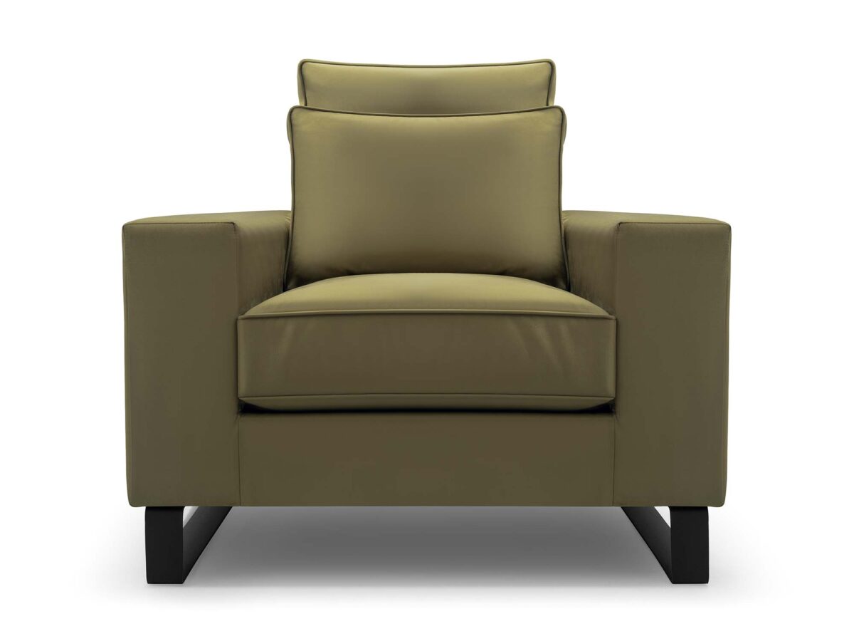 Volně stojící křeslo v loftovém designu Lorella