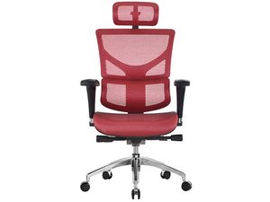 Miniatúra 7 - Bordové ergonomické sieťové kancelárske kreslo s čelom pohľad spredu