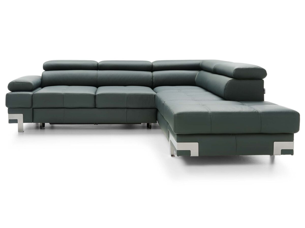 Gepolstertes Ecksofa mit Schlaffunktion EMPORIO L