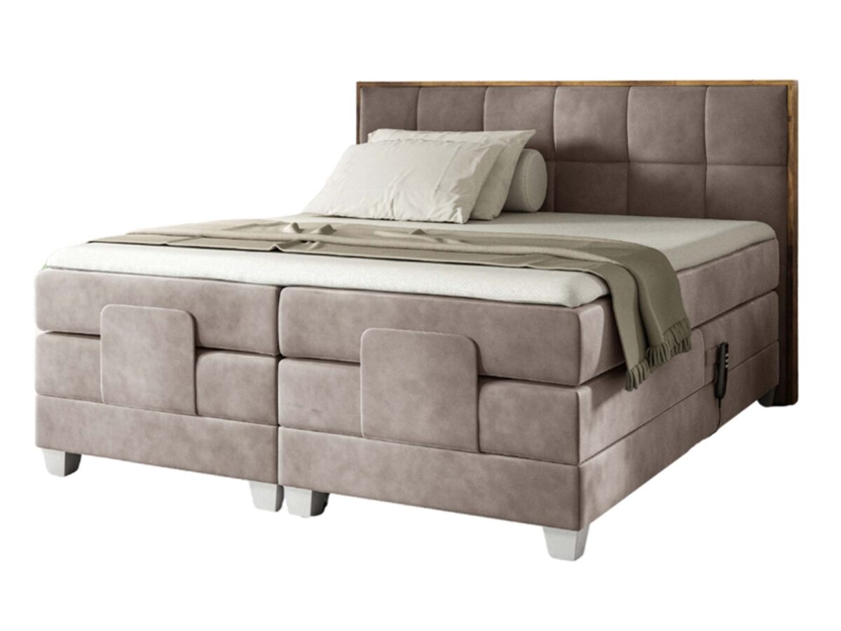 Elektrisches Polster-Boxspringbett Venita