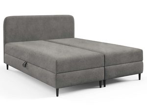 Miniaturka 7 - Jasnoróżowy narożnik Fubu w tkaninie bouclé z miękkimi poduszkami