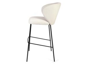 Miniatura 5 - Čalouněná ergonomická barová židle s kovovými nohami STELLA 65 cm