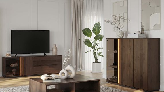 Miniaturka 7 - Klasyczny dębowy nowoczesny stolik Essentia