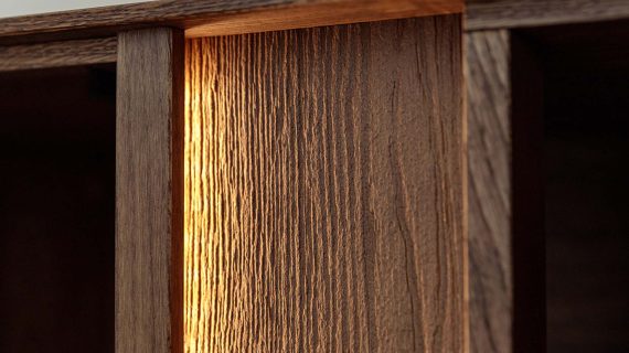 Miniaturka 3 - Nowoczesna dębowa szafka RTV 185 cm Essentia