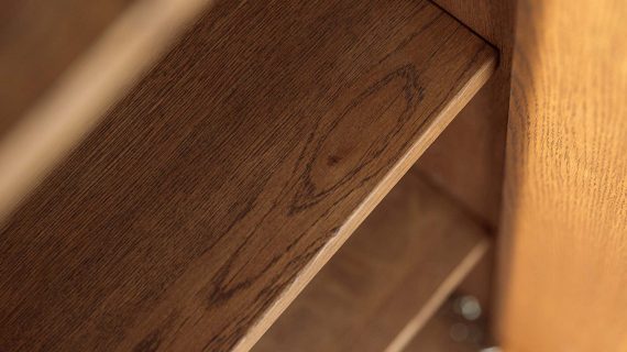 Miniaturka 6 - Klasyczna nowoczesna dębowa witryna Essentia