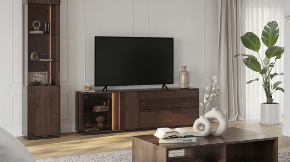 Miniaturka 8 - Klasyczny dębowy nowoczesny stolik Essentia