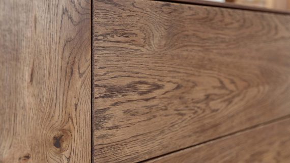 Miniaturka 5 - Szafka RTV 165 cm tabacco 2 półki Essentia