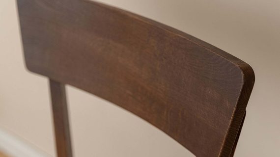 Miniaturka 10 - Krzesło dębowe z beżowym siedziskiem MAX