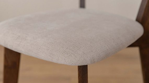 Miniaturka 4 - Krzesło dębowe z beżowym siedziskiem MAX