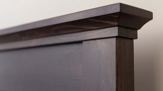 Miniaturka 7 - Skandynawskie klasyczne sosnowe łóżko Kalari