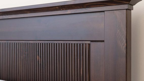 Miniaturka 5 - Skandynawskie klasyczne sosnowe łóżko Kalari