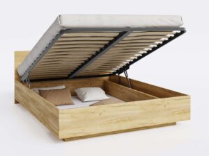 Miniaturka 8 - Lewitujące łóżko z pojemnikiem na pościel Delphine