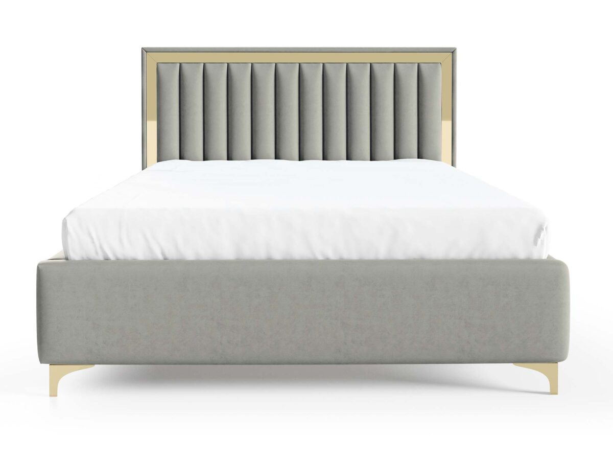 Loft-Doppelbett mit Polsterkopfteil Cliv