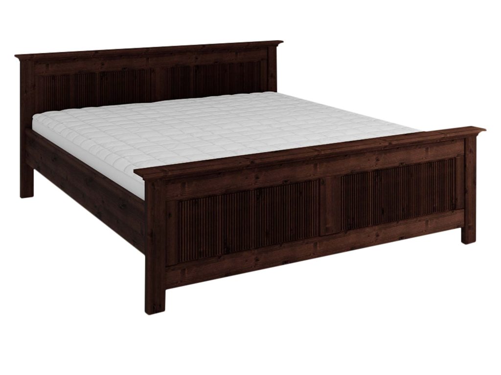 Skandynawskie klasyczne sosnowe łóżko Kalari