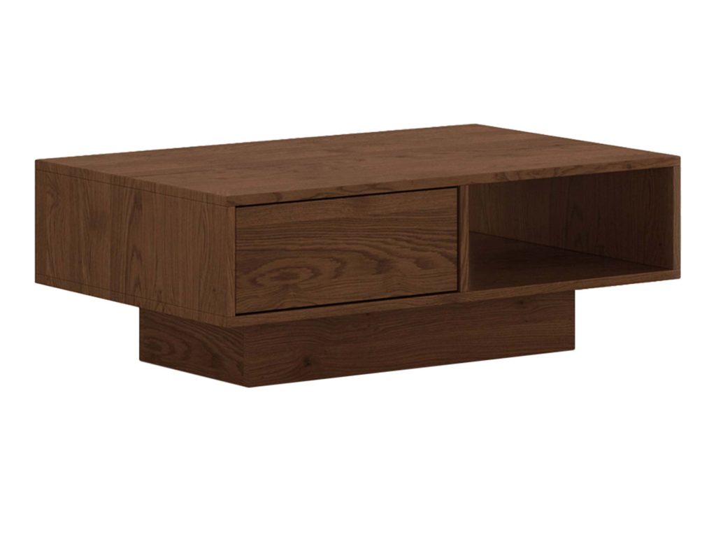 Klasyczny dębowy nowoczesny stolik Essentia