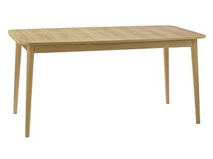 Miniatúra 2 - Svetlý dubový jedálenský rozkladací stôl na šikmých nohách