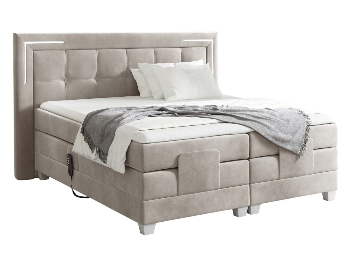 Elektrisch verstellbares Boxspring-Doppelbett Paese