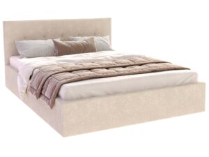 Miniaturka 3 - Nowoczesne łóżko w tkaninie premium Mika