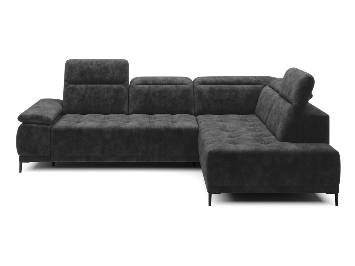 Ecksofa mit elektrischer Sitztiefenverstellung Focus L