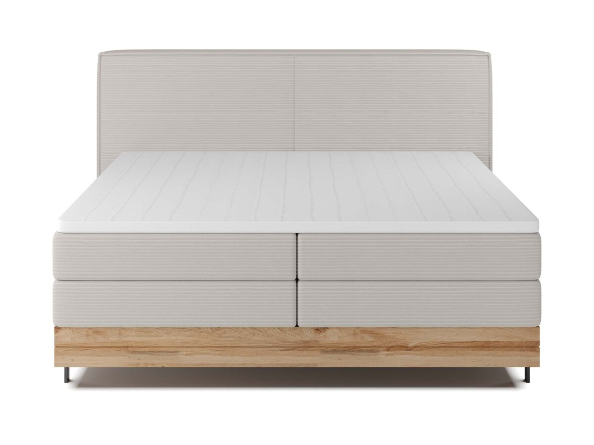 Doppel-Boxspringbett mit Bettkasten NEBIA