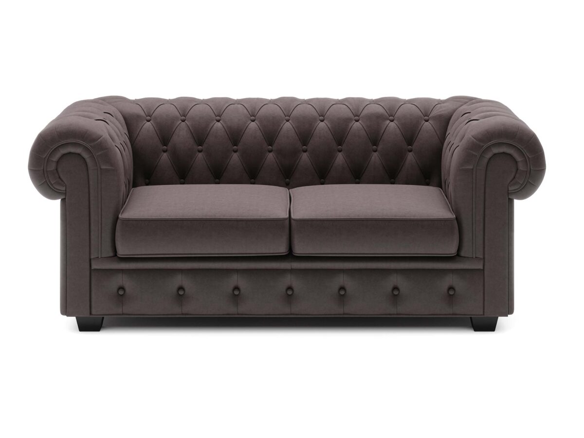 Elegantes gestepptes 2-Sitzer Sofa CHESTERFIELD 2