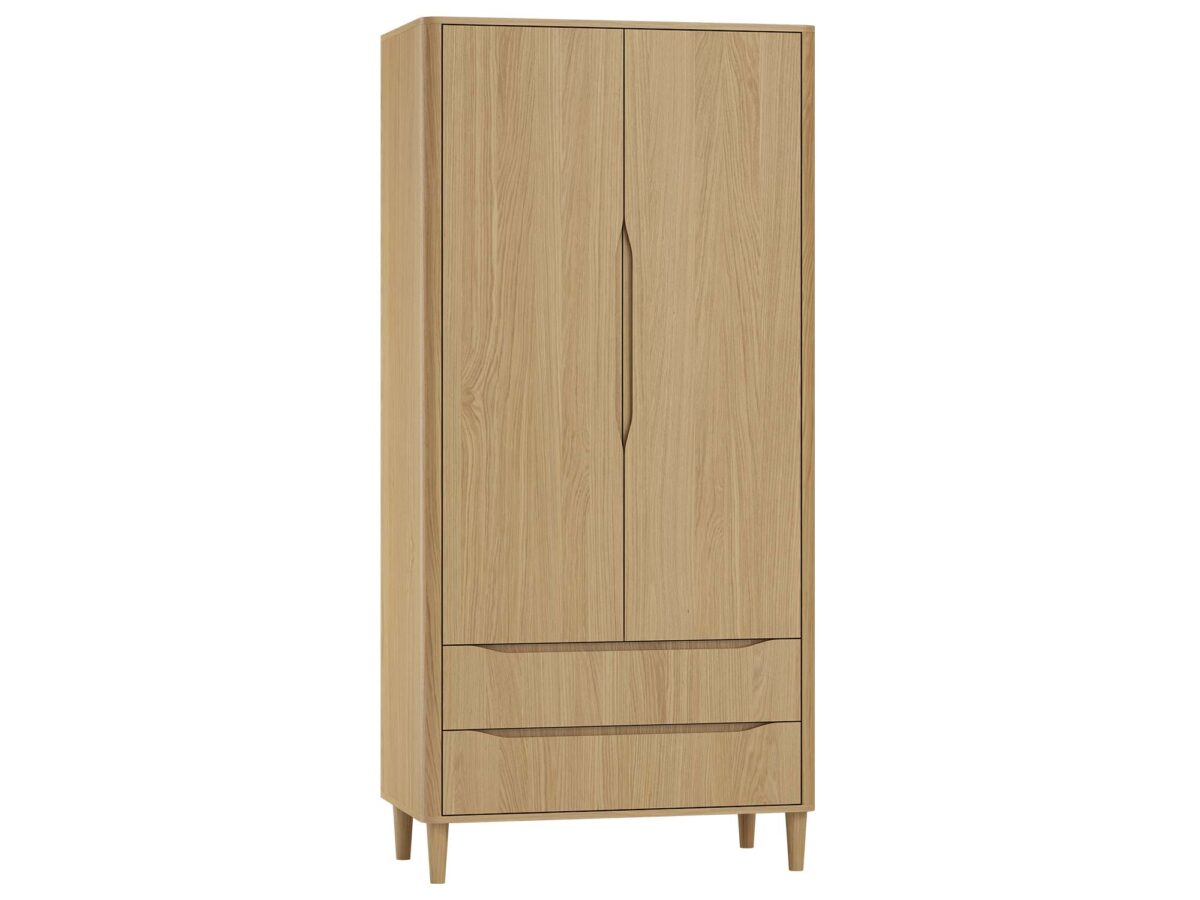 Elegantní šatní skříň 2D2S do ložnice nebo předsíně Verlina