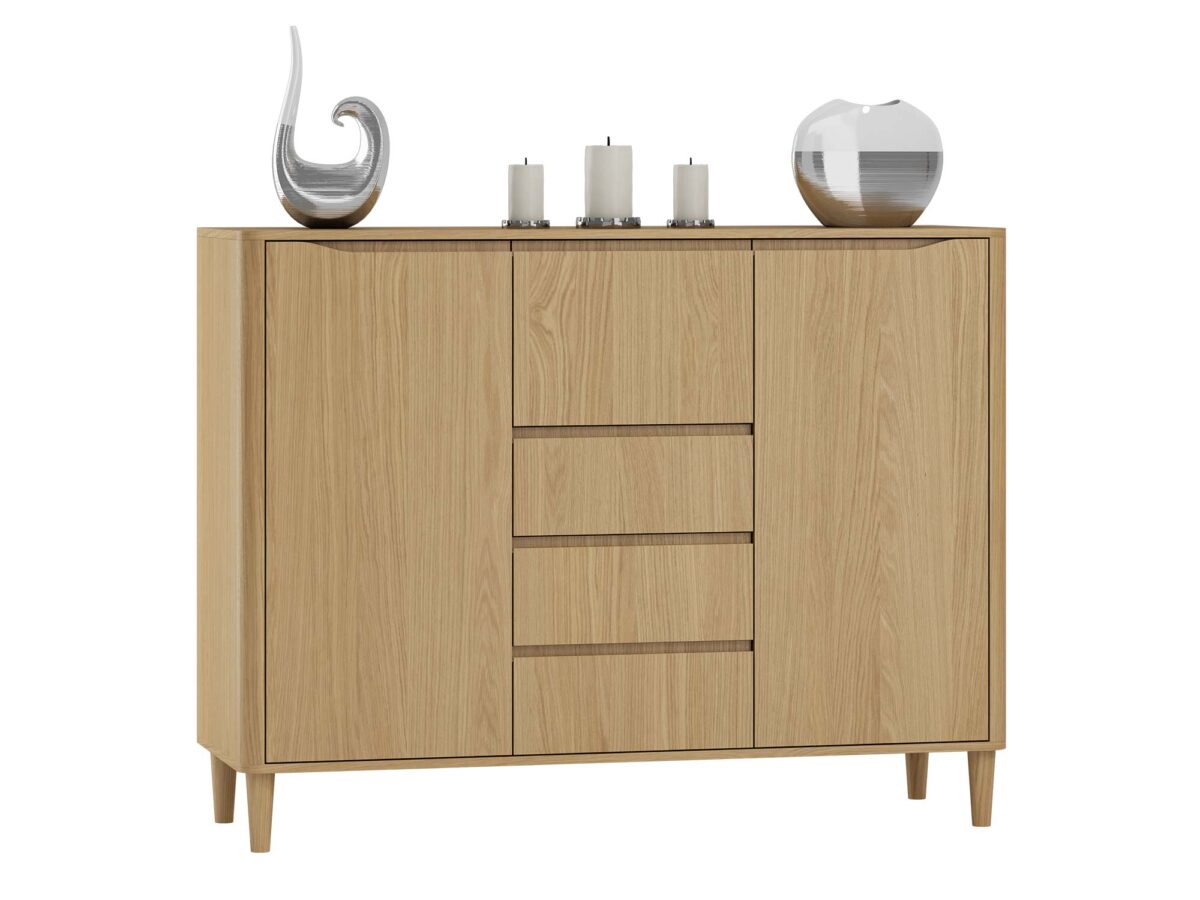 Maxi-Barschrank Alpeneiche Natur Verlina