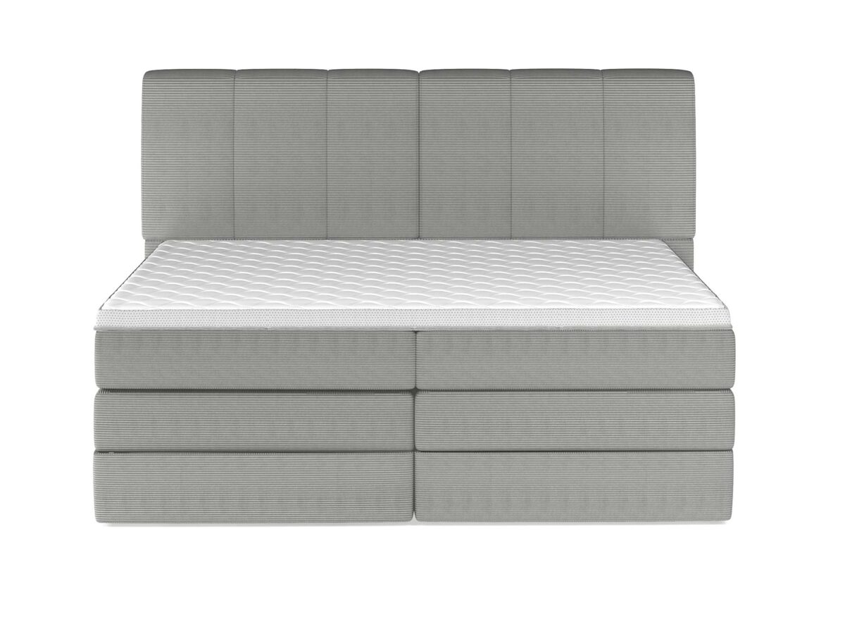 Boxspringbett mit Kopfteil und zwei Bettkästen DILMA