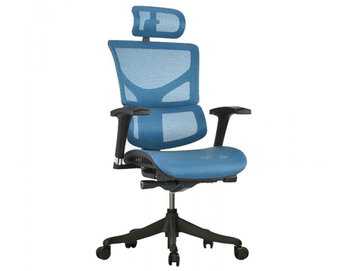Ergonomischer Büro- und Gamingstuhl ERGOFLY SAIL T-04 Blue