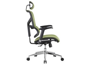 Miniatura 2 - Zelený kancelářské křeslo ergonomiczny siatkowy s čelem profil