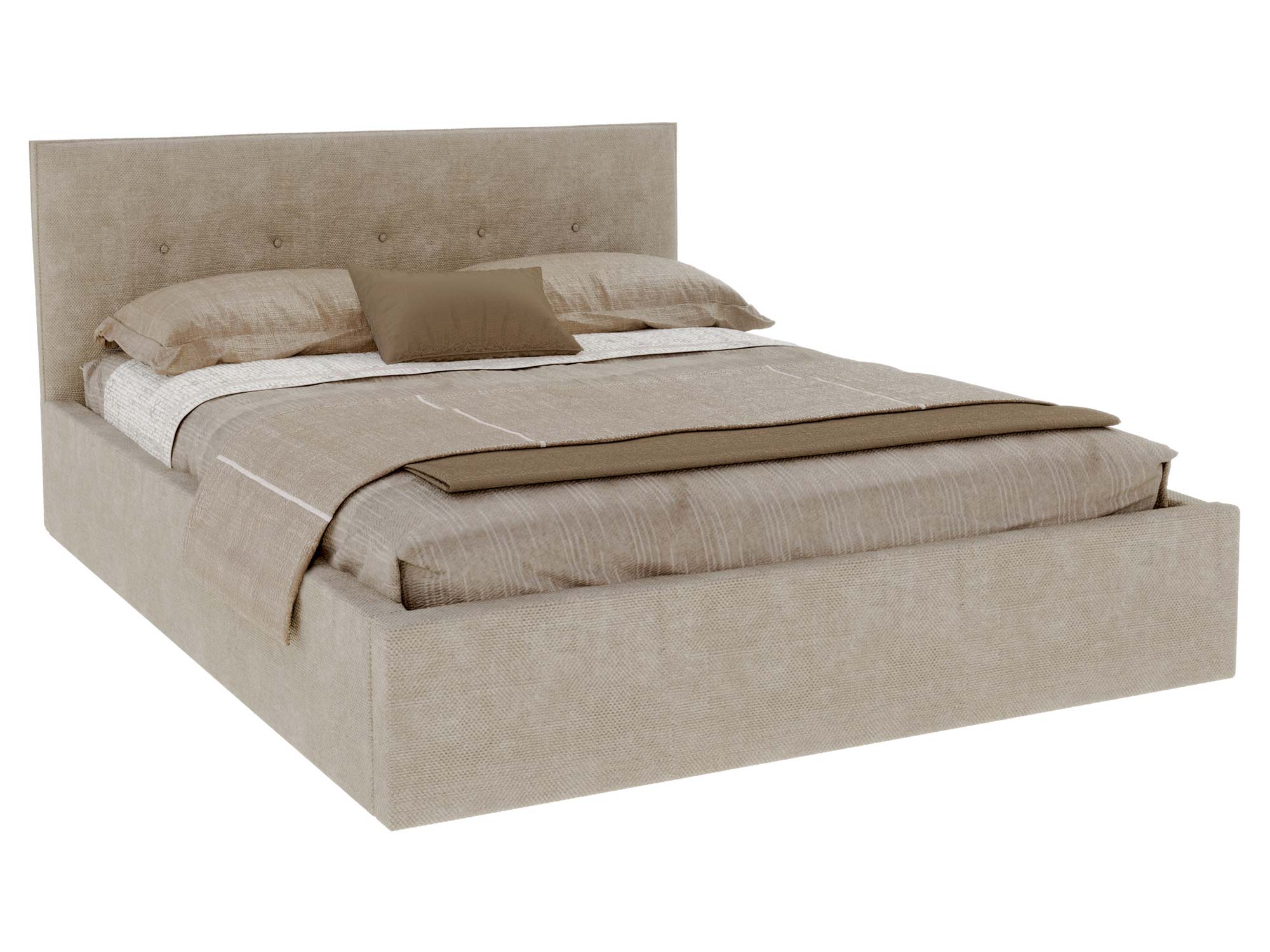 Modernes Bett w Stoff premium Mika Modernes Bett w Stoff premium Mika