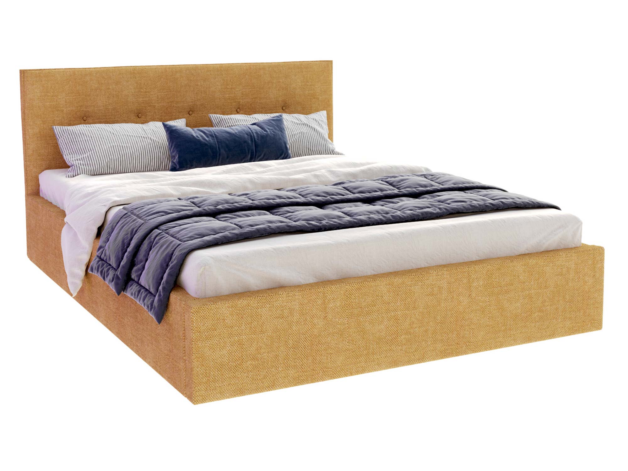 Modernes Bett w Stoff premium Mika Modernes Bett w Stoff premium Mika