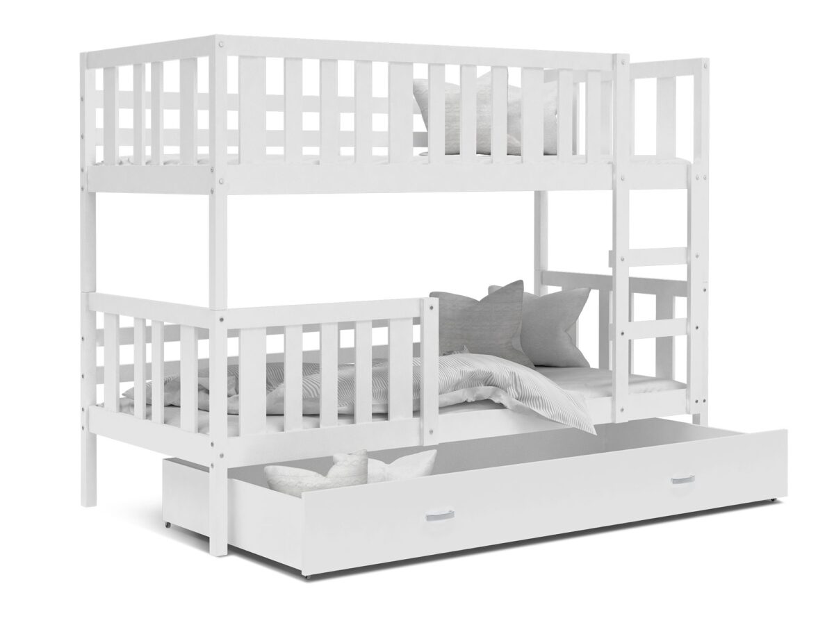 Etagenbett 190×80 mit zusätzlicher Schlaffunktion Bambi