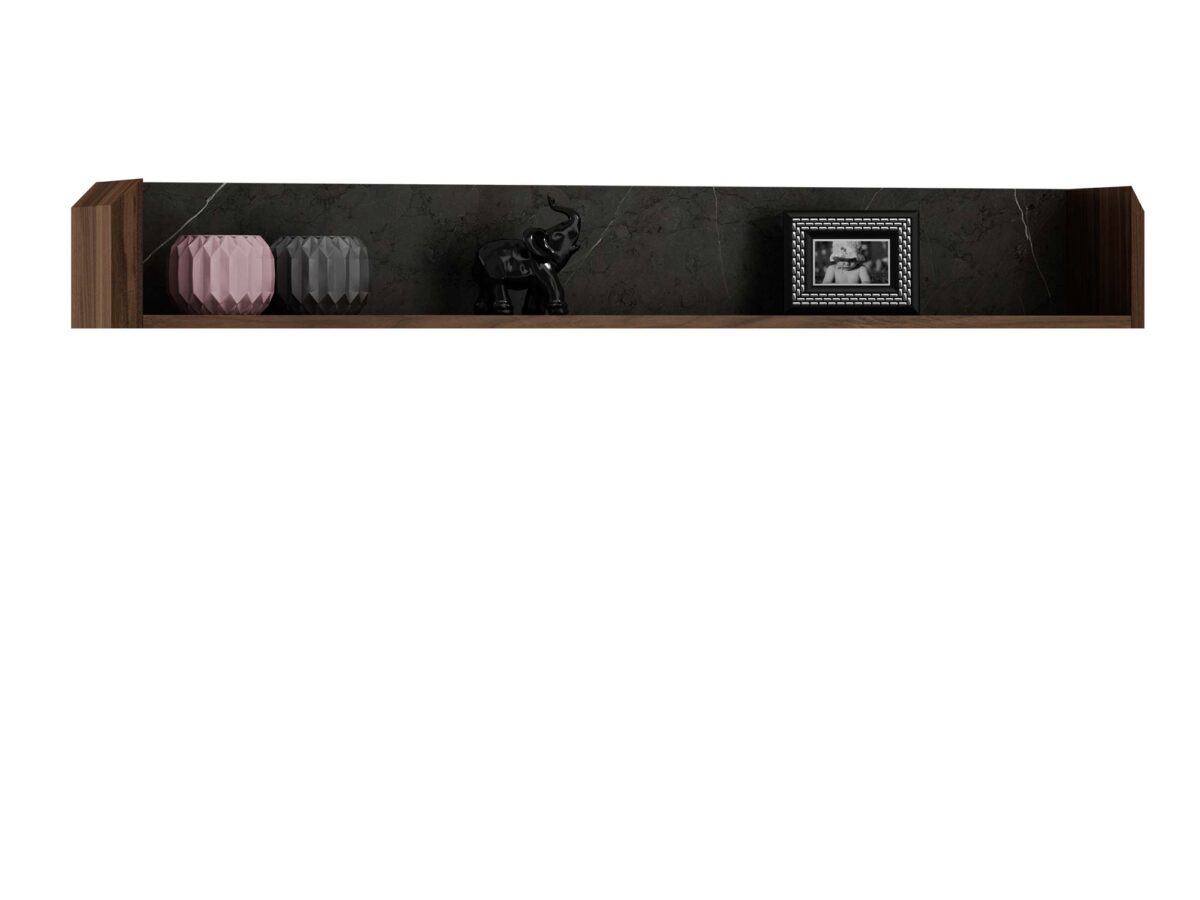 Wandregal 100x20x20 cm Nussbaum Baltimore Lumeria I
