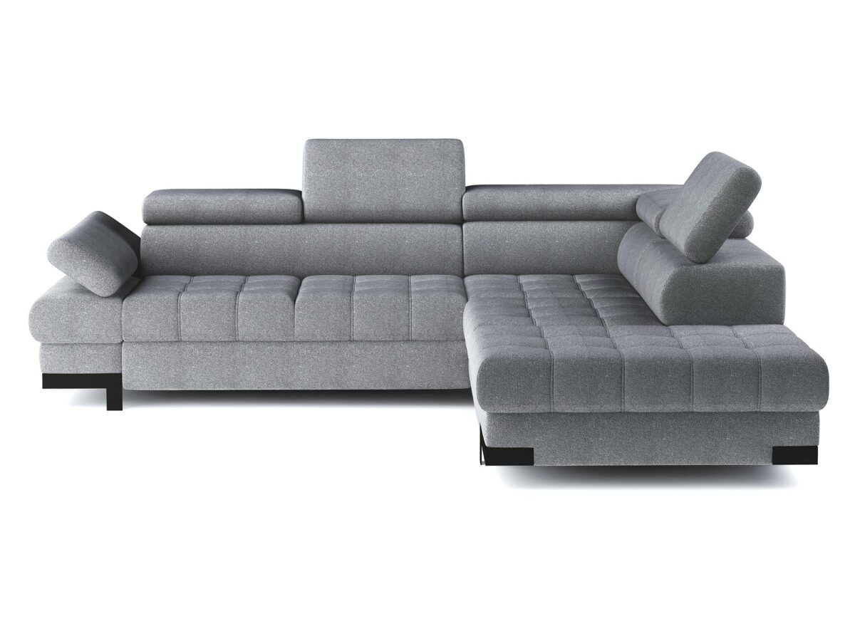 Polsterecksofa mit Schlaffunktion und Bettkasten Selva L