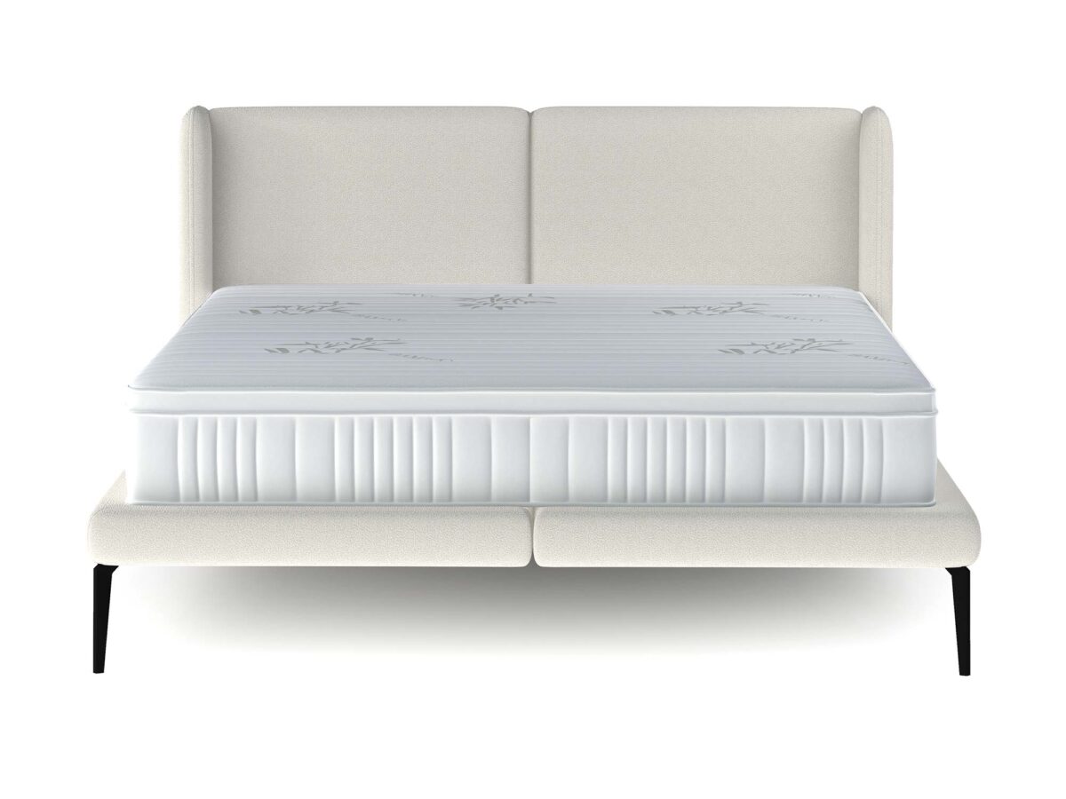 Minimalistisches Polster-Doppelbett Tessina