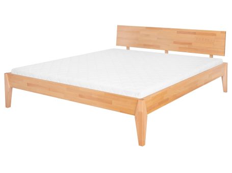 Łóżko Bukowe do Sypialni w Stylu Nowoczesnym Lanoret