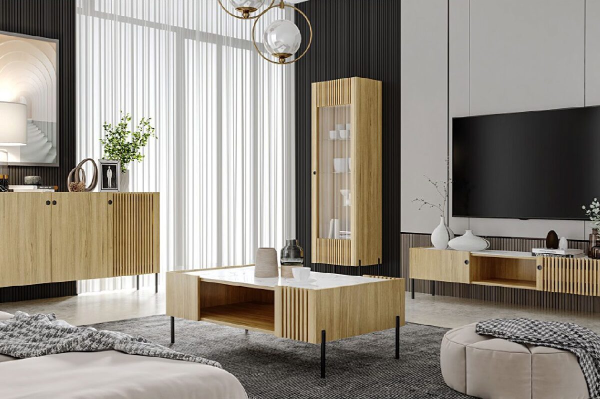 Kolekce Rennes – Salon s vitrínou