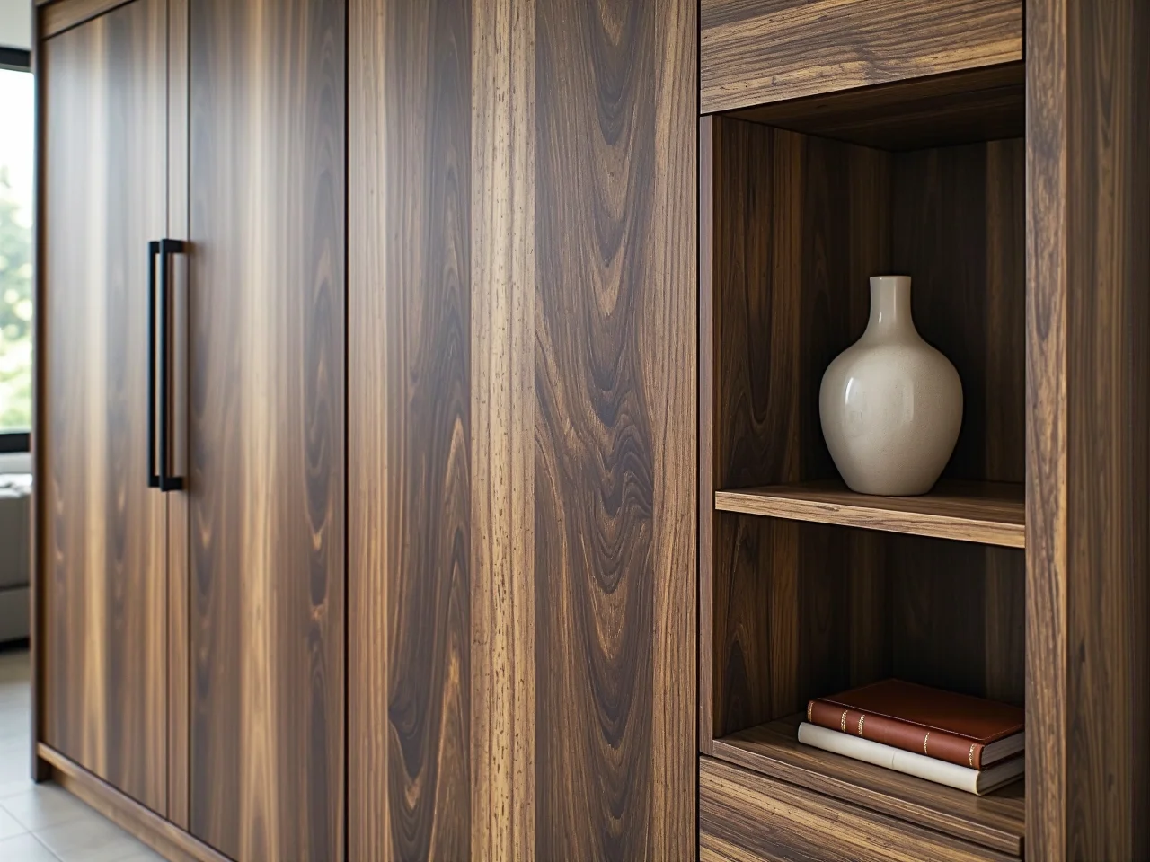 Skříň: přírodní dub, nebo ořech? Test odolnosti a ceny po 5 letech