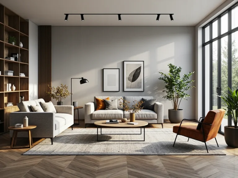 Regál dubový s otevřenými policemi v přírodním odstínu dřeva
