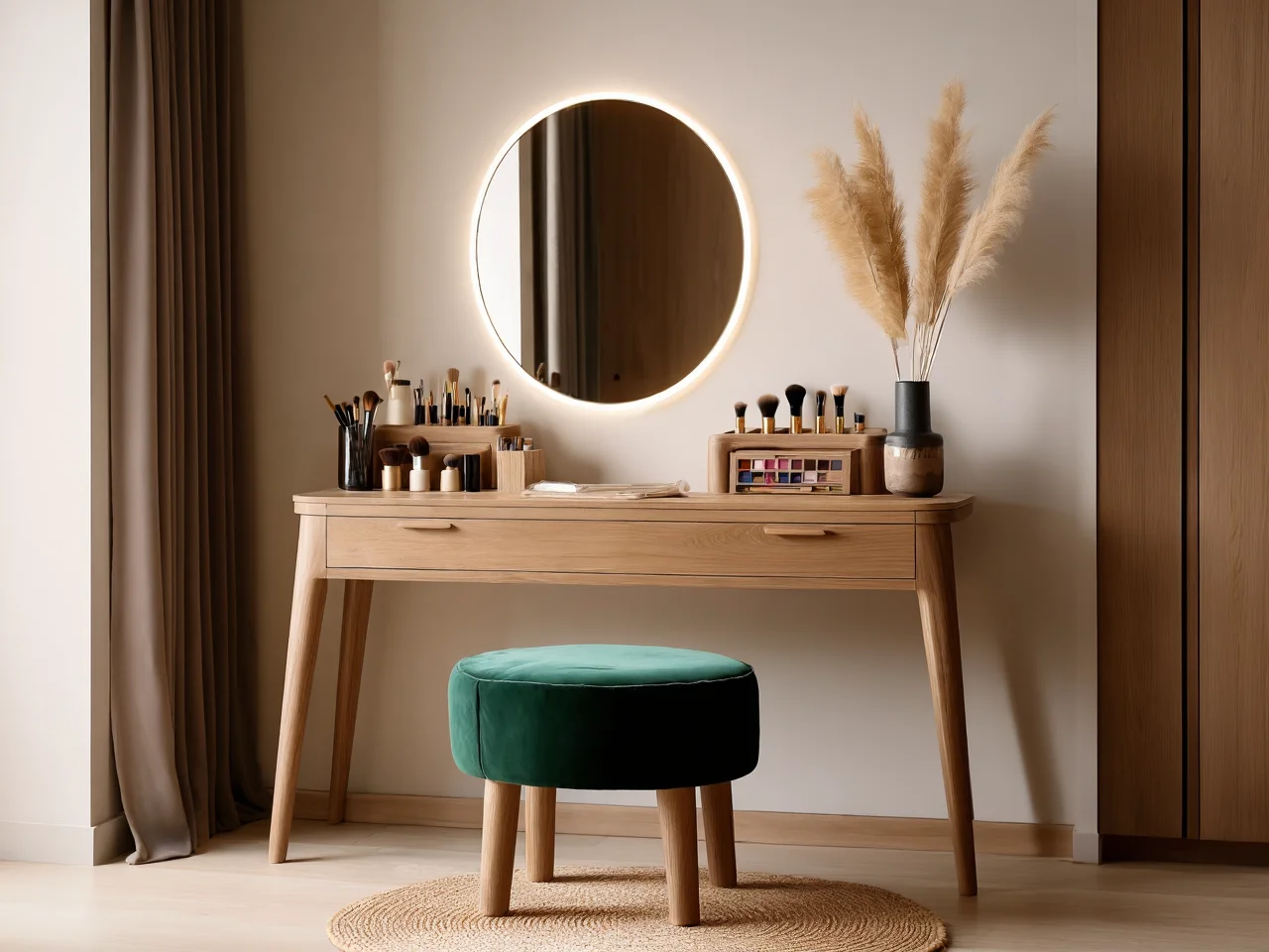 Lustro toaletkowe przed montazem led