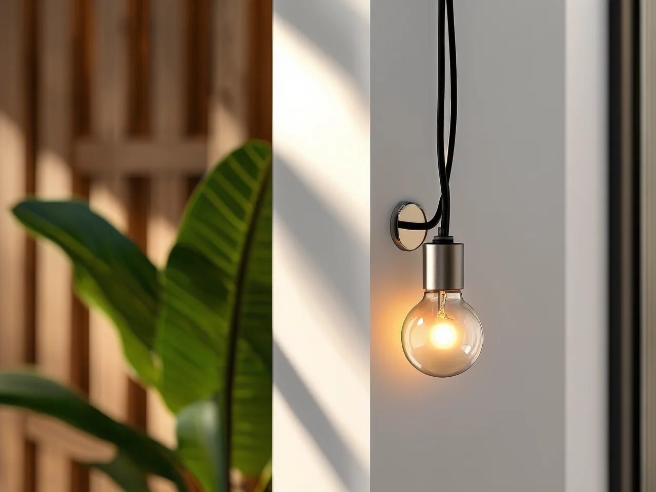 LED-Lichterkette auf der Terrasse: Wie montieren Sie sie ohne Bohren?
