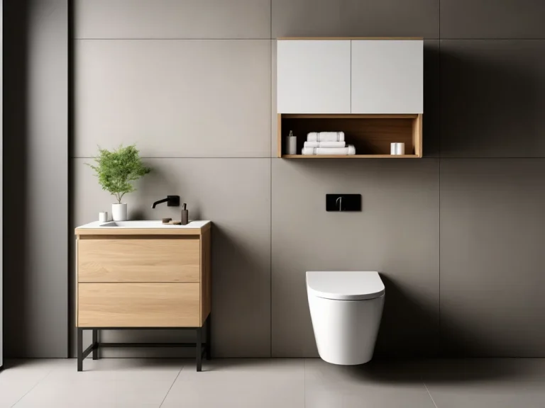 WC-Schrank ohne Bohren: Wie montieren Sie Möbel ohne Fliesenschaden?