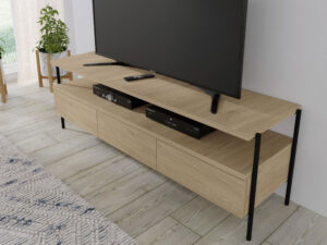 Miniatura 3 - TV stolek Fly push to open 150 cm, dub cremona