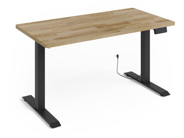 Schreibtisch Varius mit Höhenverstellung 140x70 cm Eiche natur