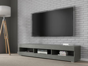 Miniatura 3 - Závěsný nebo stojící TV stolek Mona 160 cm, šedý