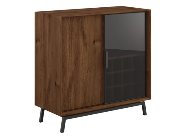 Verglaste Eichenkommode Oak Elegance TABACCO