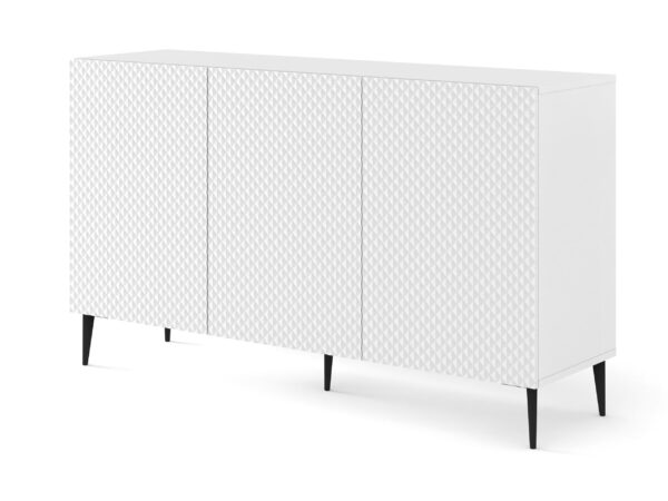 Kommode Navia 3D mit gefrästen Fronten 150 cm